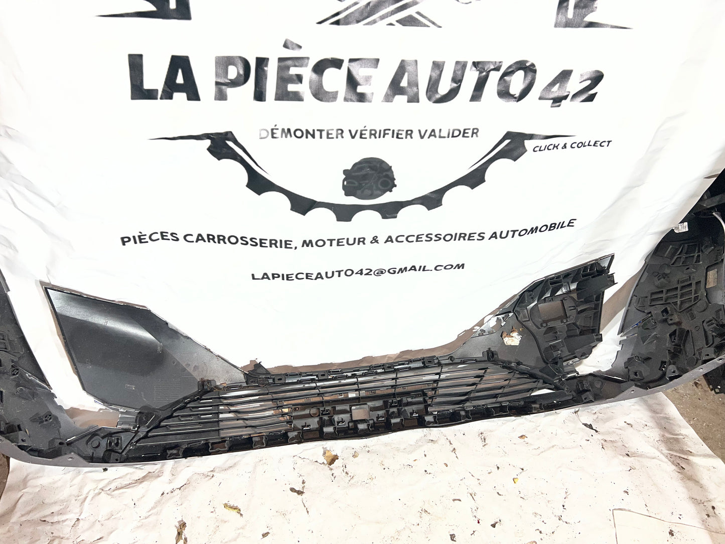 Pare choc avant Peugeot 308 T10 gris