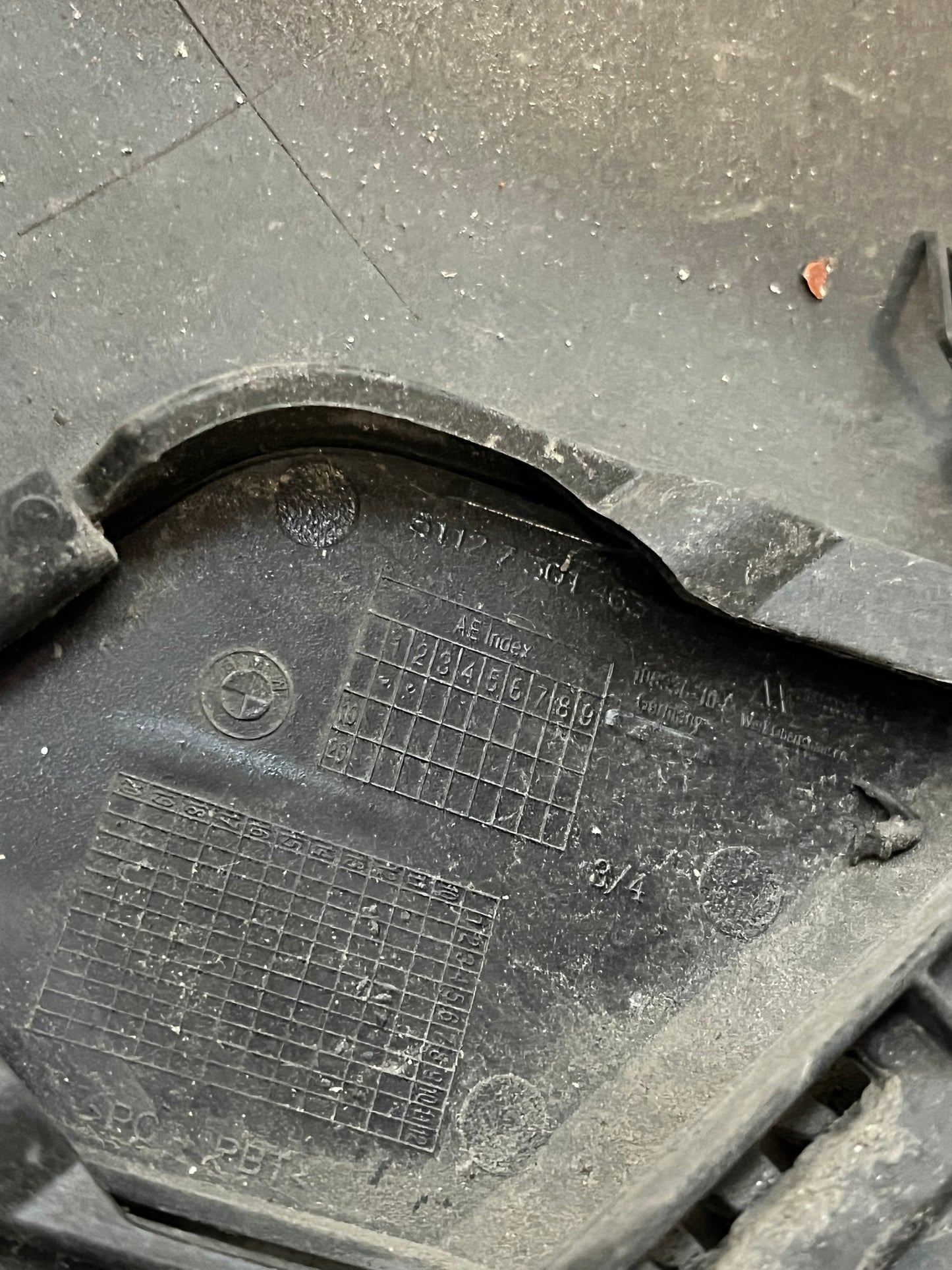 Pare choc arrière BMW Série 1 F20 noir