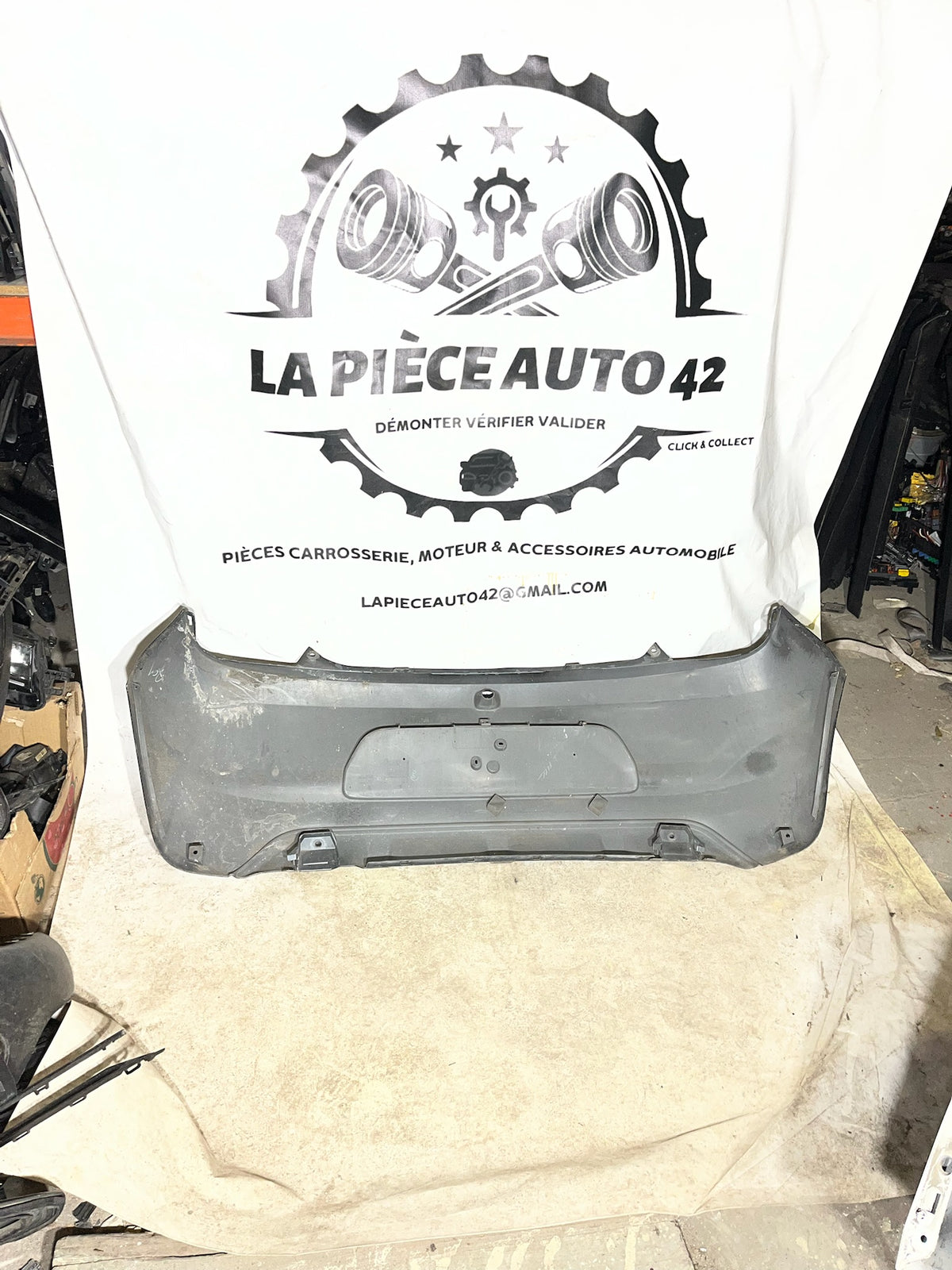 Pare choc arrière Peugeot 108 Bleu nuit