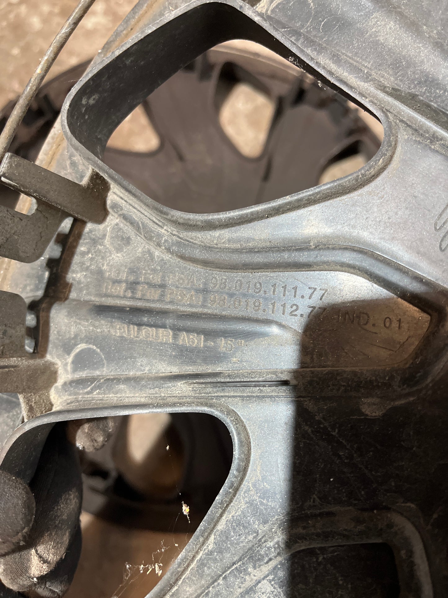 Enjoliveurs Citroen 15 pouces