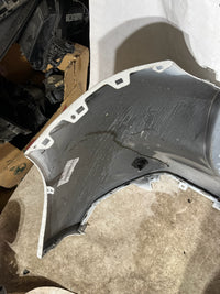 Pare choc arrière Peugeot 308 3 T10 blanc + emplacement Radar