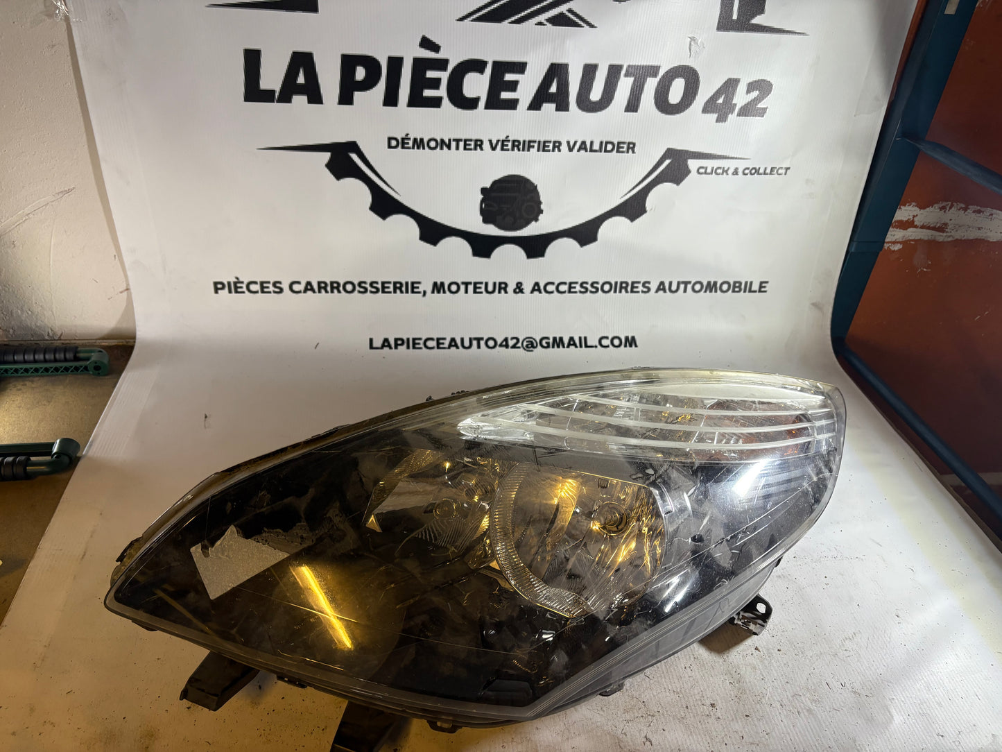 Phare avant gauche Renault Senic 3 phase 1