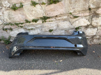 Pare choc arrière Volkswagen Polo 6 gris anthracite emplacement radar