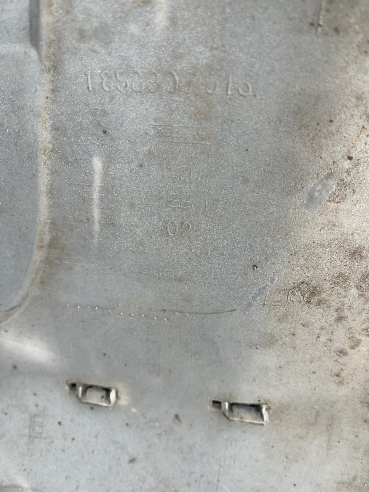 Pare choc avant Citroën C2 phase 1 gris