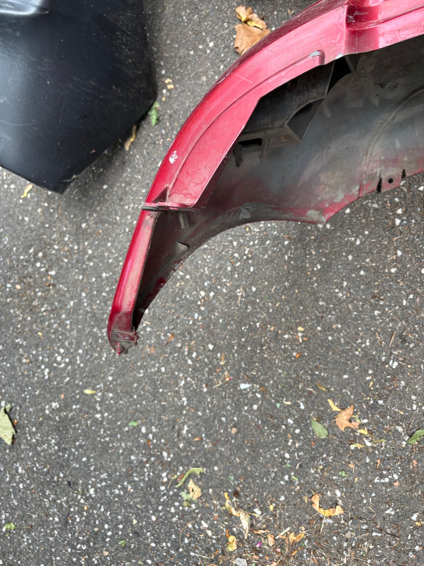Pare choc arrière Citroën C3 1 rouge