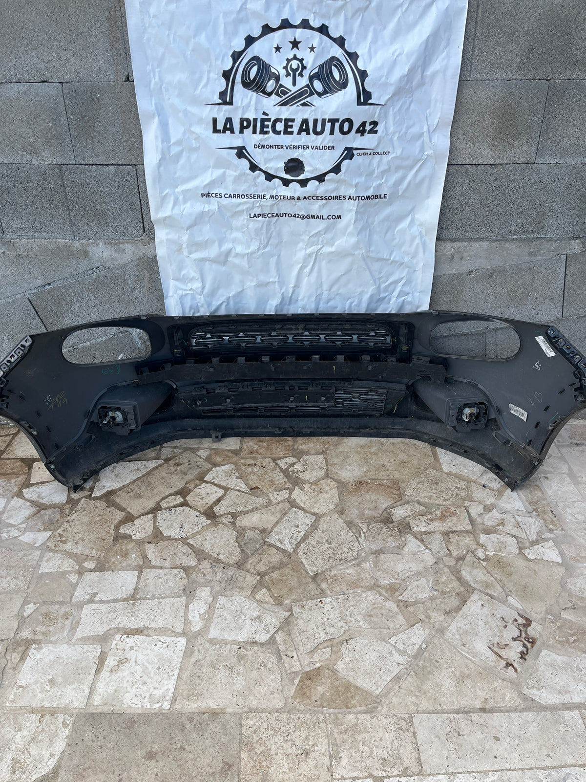 Pare choc AV gris foncé Citroen C3 3 Phase 1