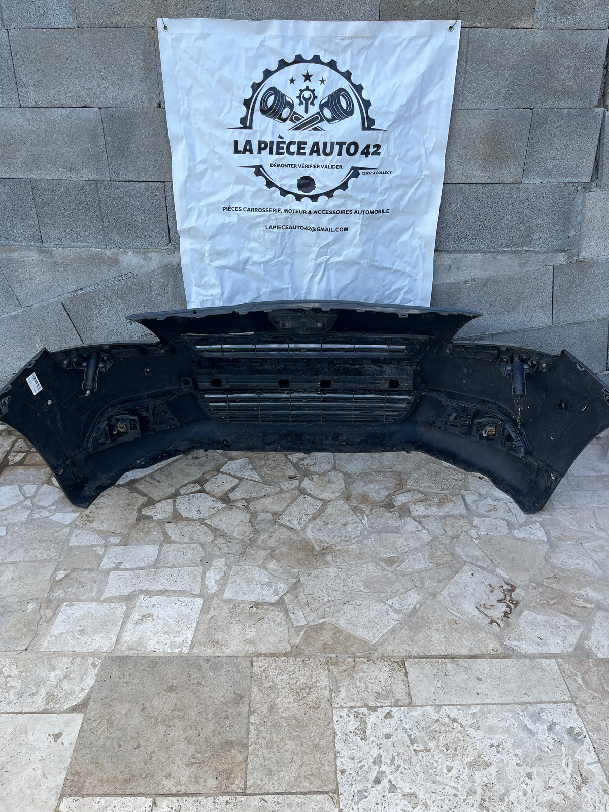 Pare choc AV gris foncé Peugeot 5008 1
