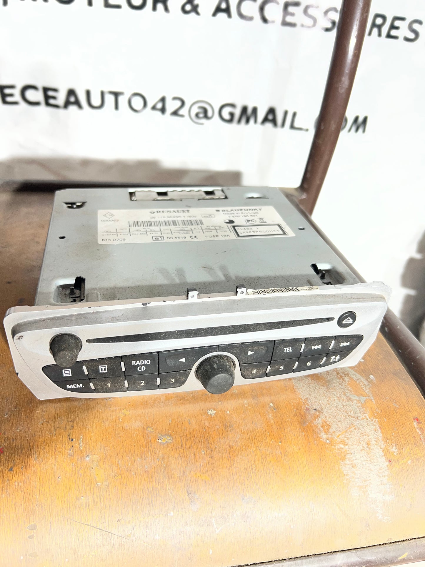 Autoradio Renault Dacia