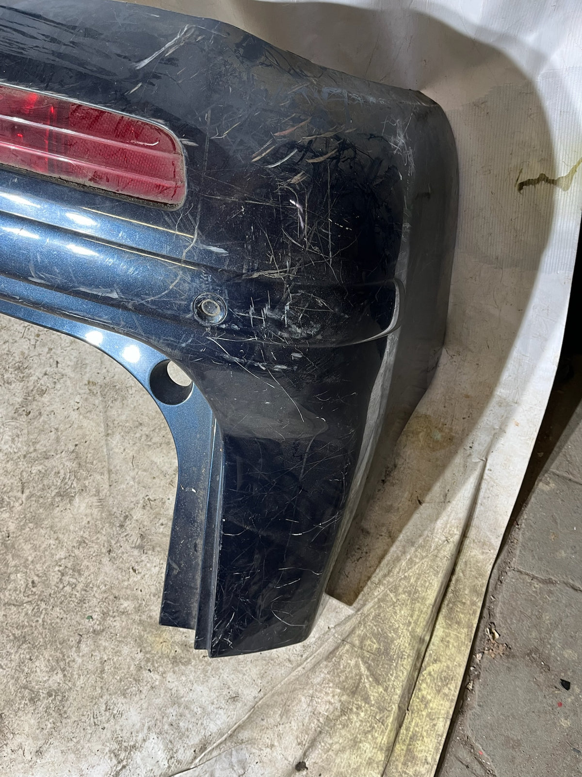 Pare choc arrière Peugeot 5008 1 bleu