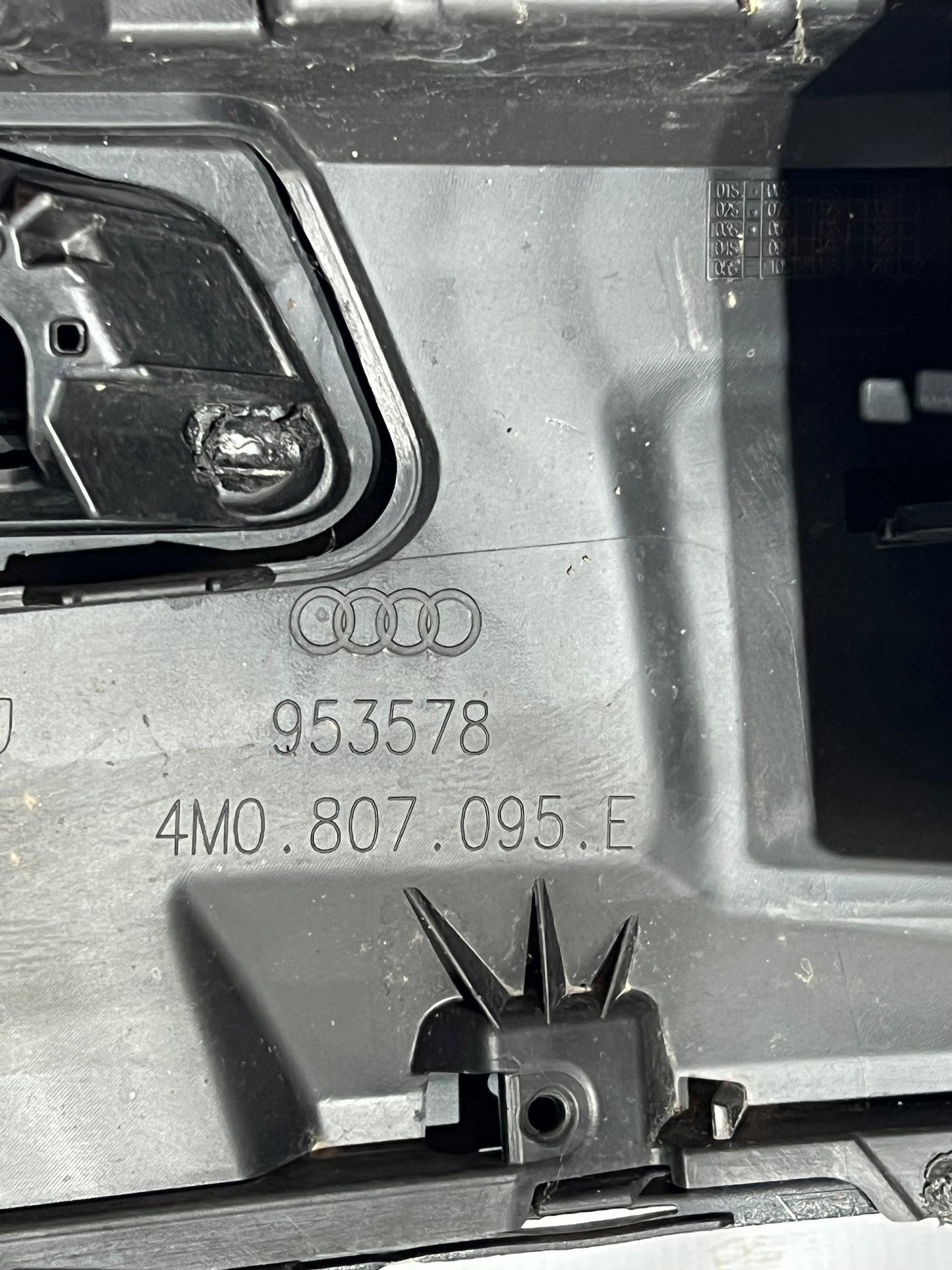 Pare choc avant Audi Q7 S-Line noir