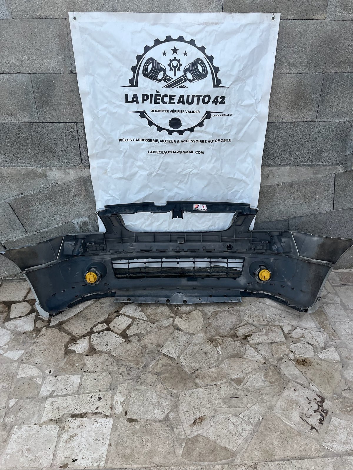 Pare choc avant Citroën C2 phase 1 gris