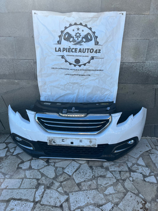 Pare choc AV blanc 9802521077 Peugeot 2008 1