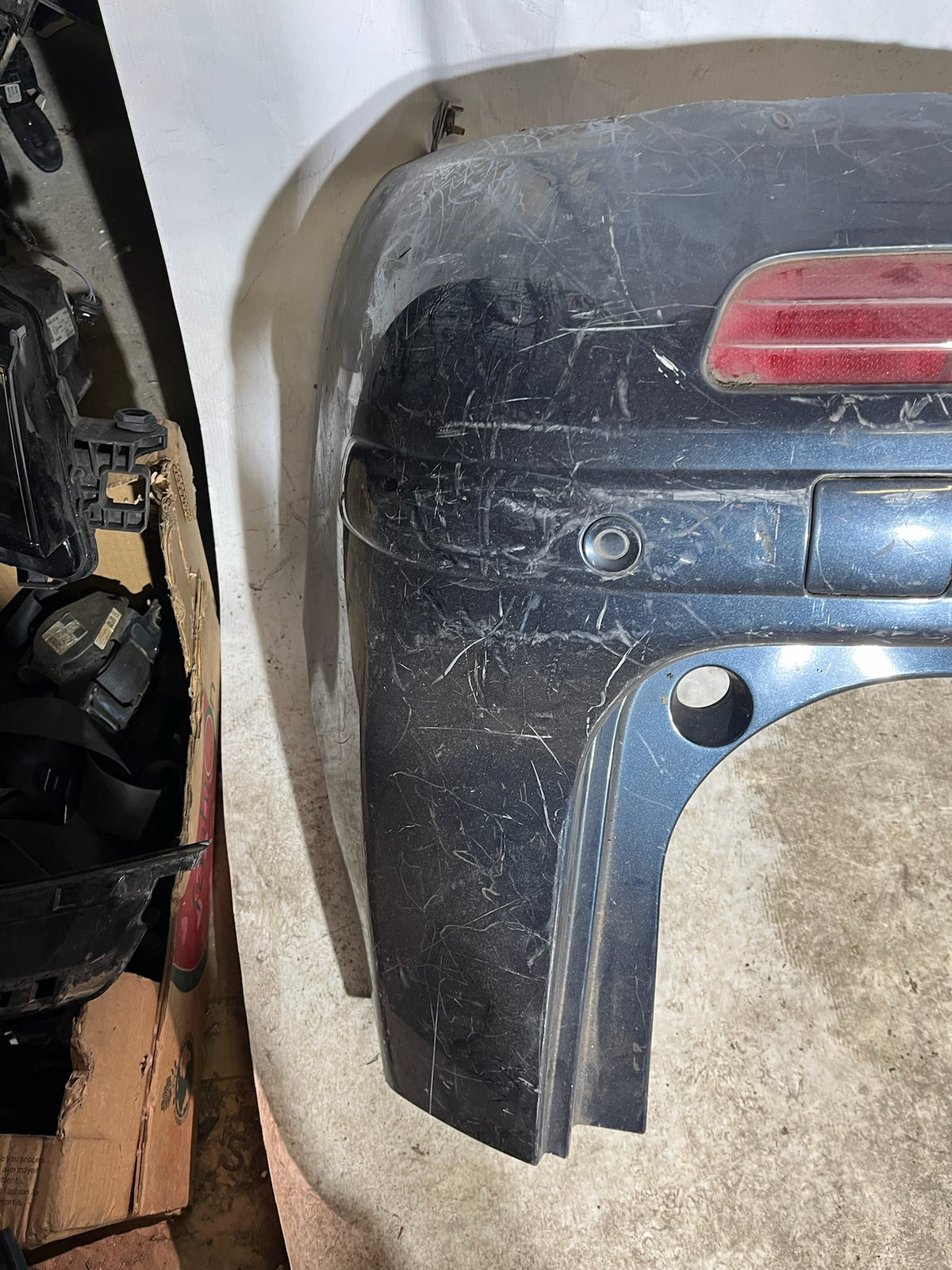Pare choc arrière Peugeot 5008 1 bleu