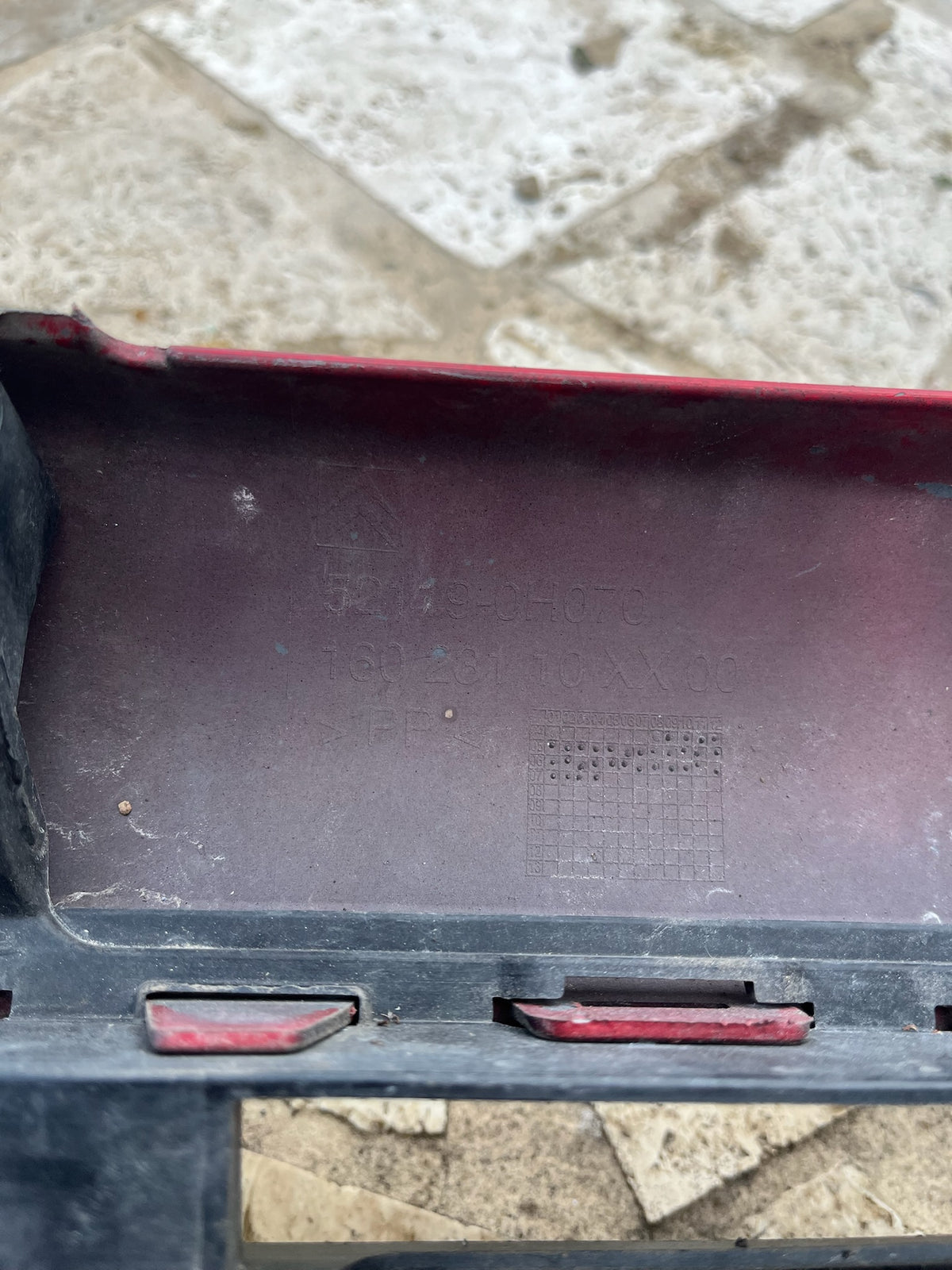 Pare choc avant Citroën C1 noir