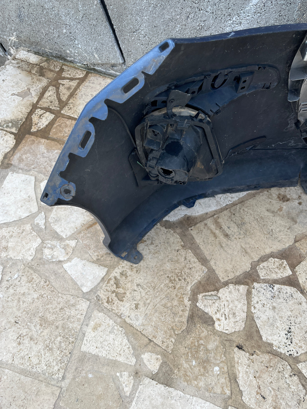 Pare choc AV bleu 9680484677 Peugeot 308 T7 Phase 1