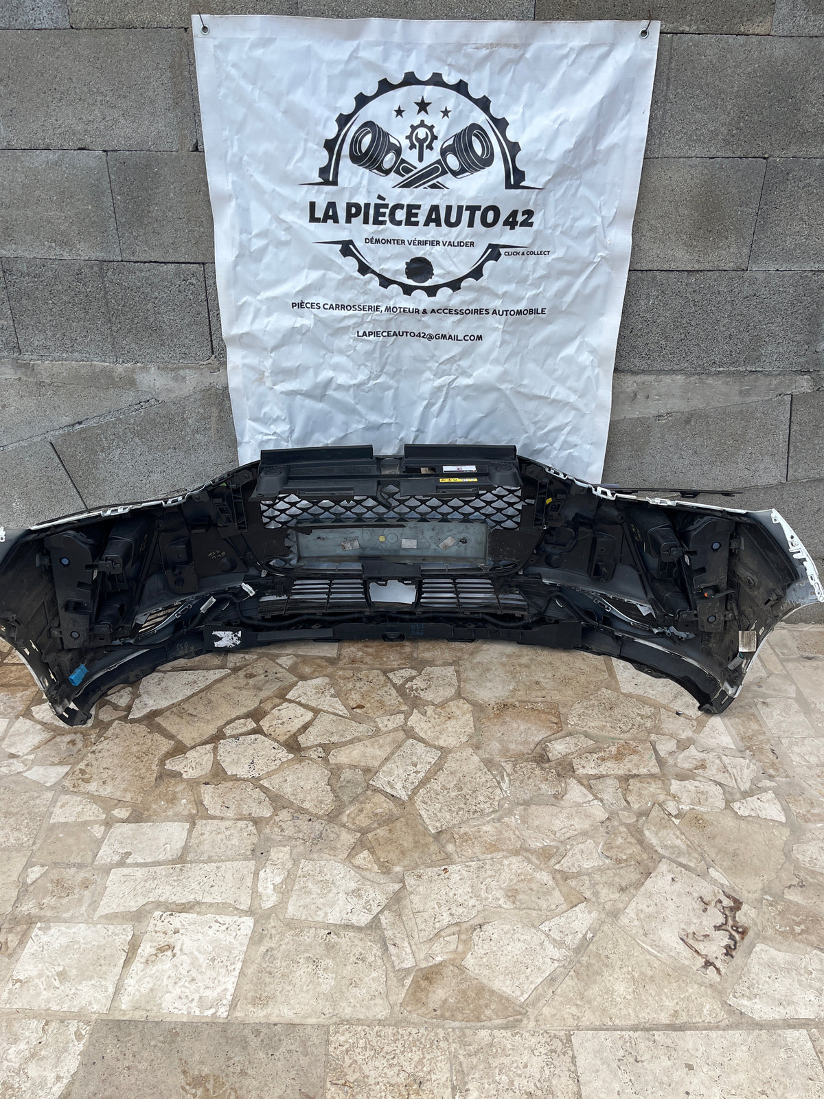 Pare choc AV blanc 9822793280 DS3 2 Crossback