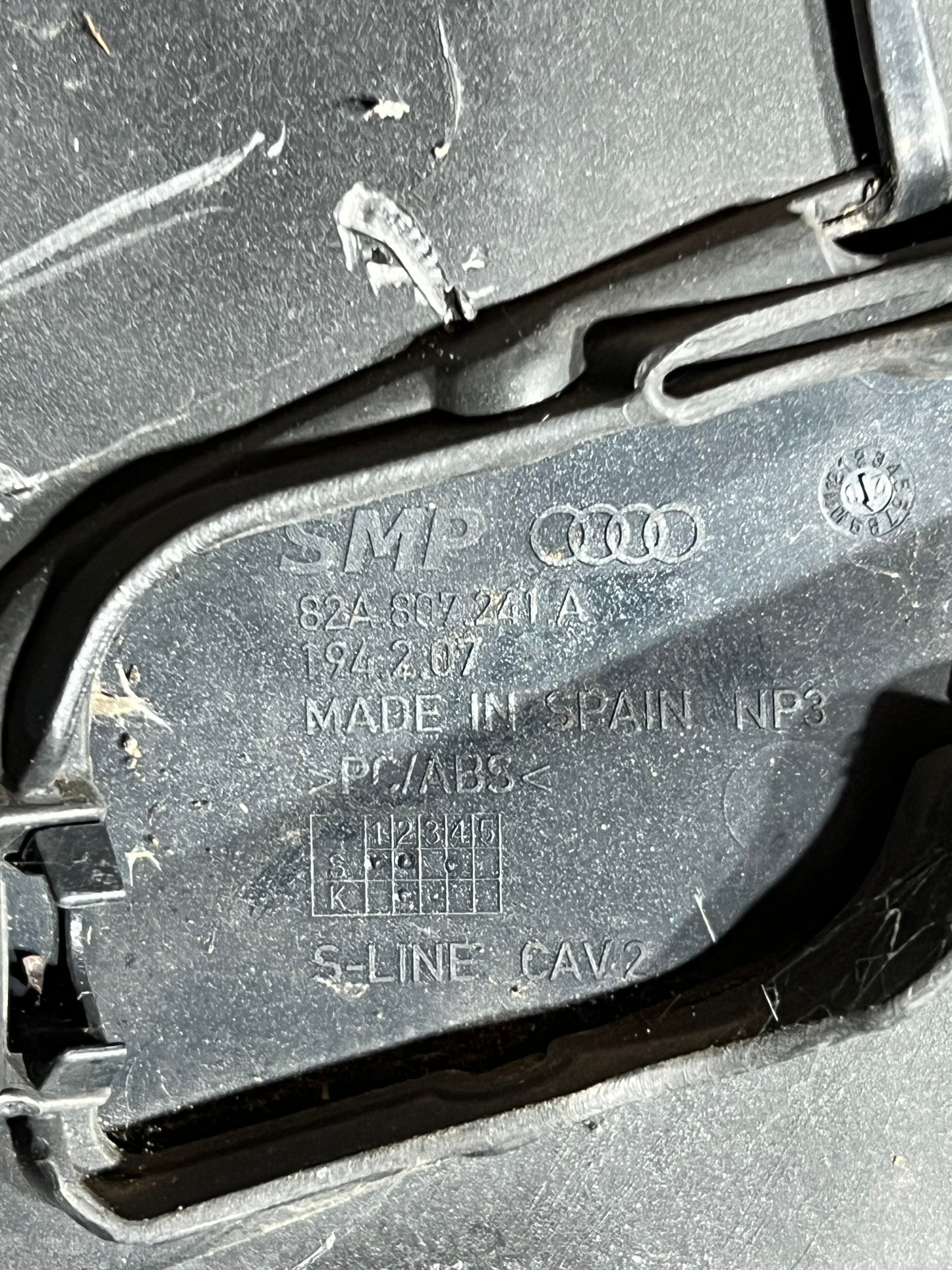 Pare choc avant Audi A1 82A Gris