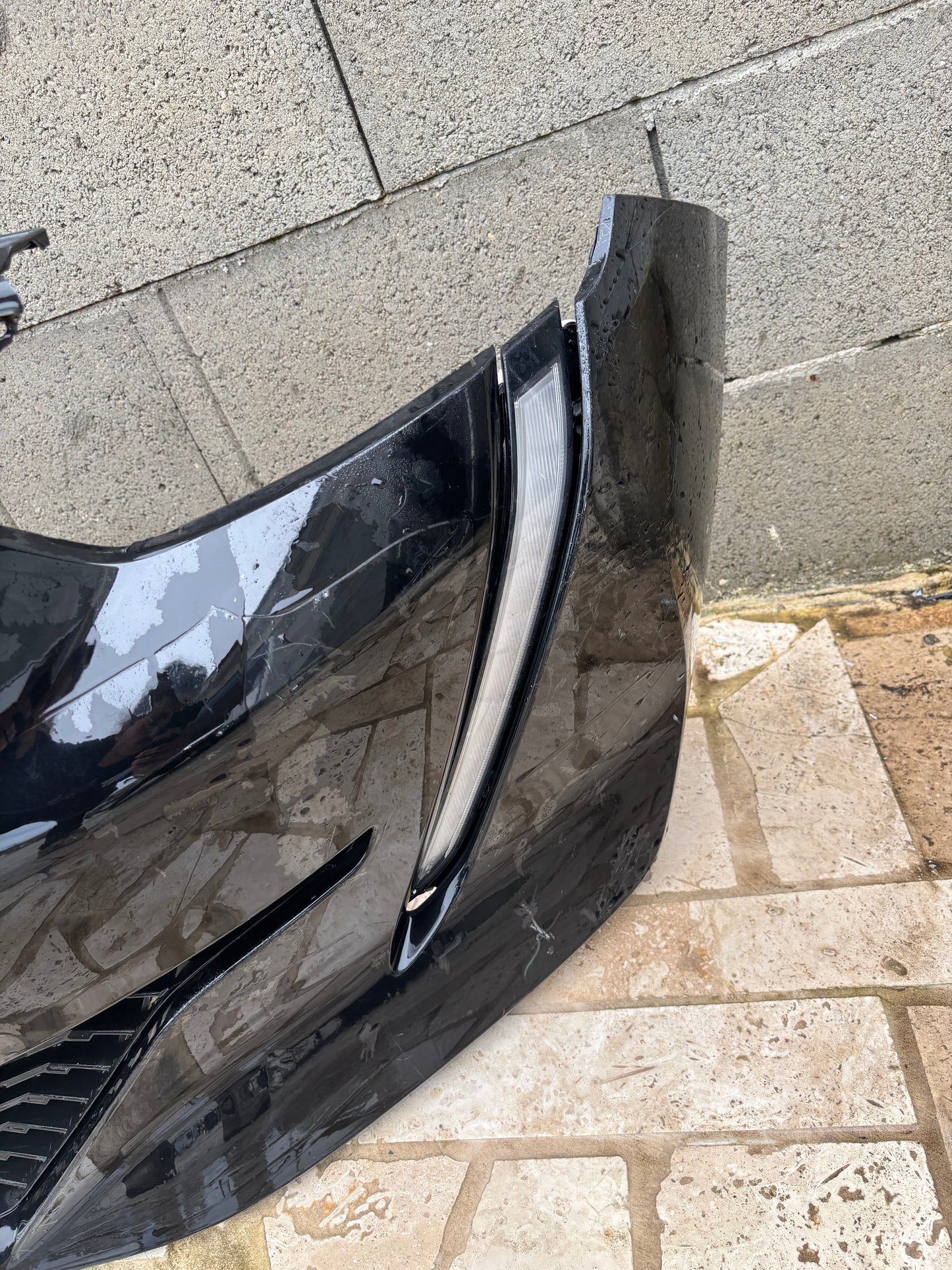 Pare choc avant Peugeot 208 2 phase 1 noir