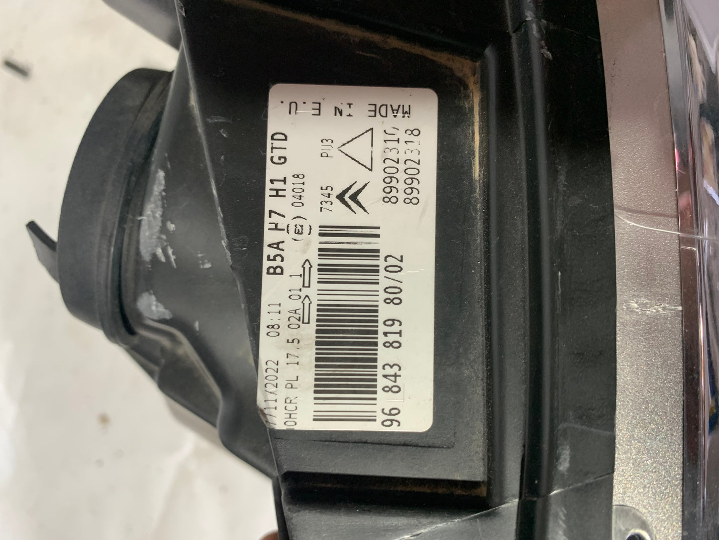 Phare avant gauche Citroen C4 Picasso