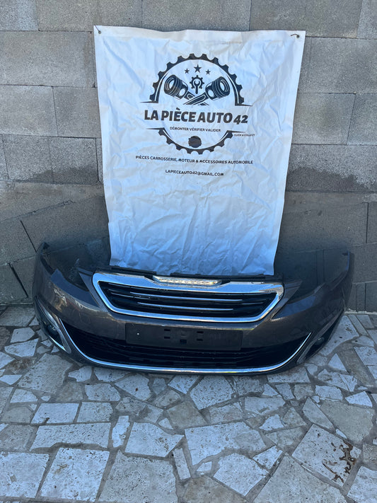Pare choc AV gris anthracite Peugeot 308 2 t9 phase 1