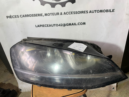 Phare avant droit Volkswagen golf 7 xénon