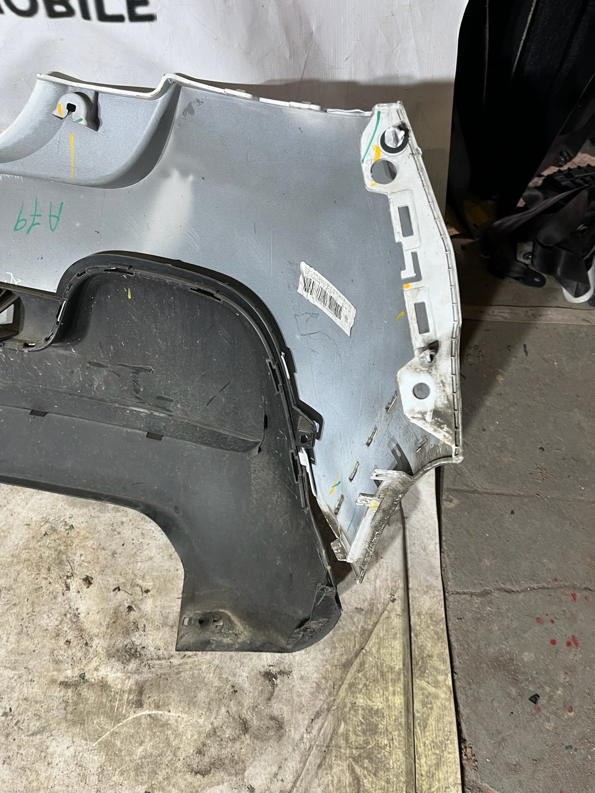 Pare choc arrière Citroën C3 3 blanc