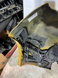 Pare choc arrière Peugeot 208 2 jaune + Radar et Caméra arrière
