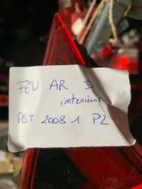 Feu arrière droit intérieur Peugeot 2008 1 phase 2