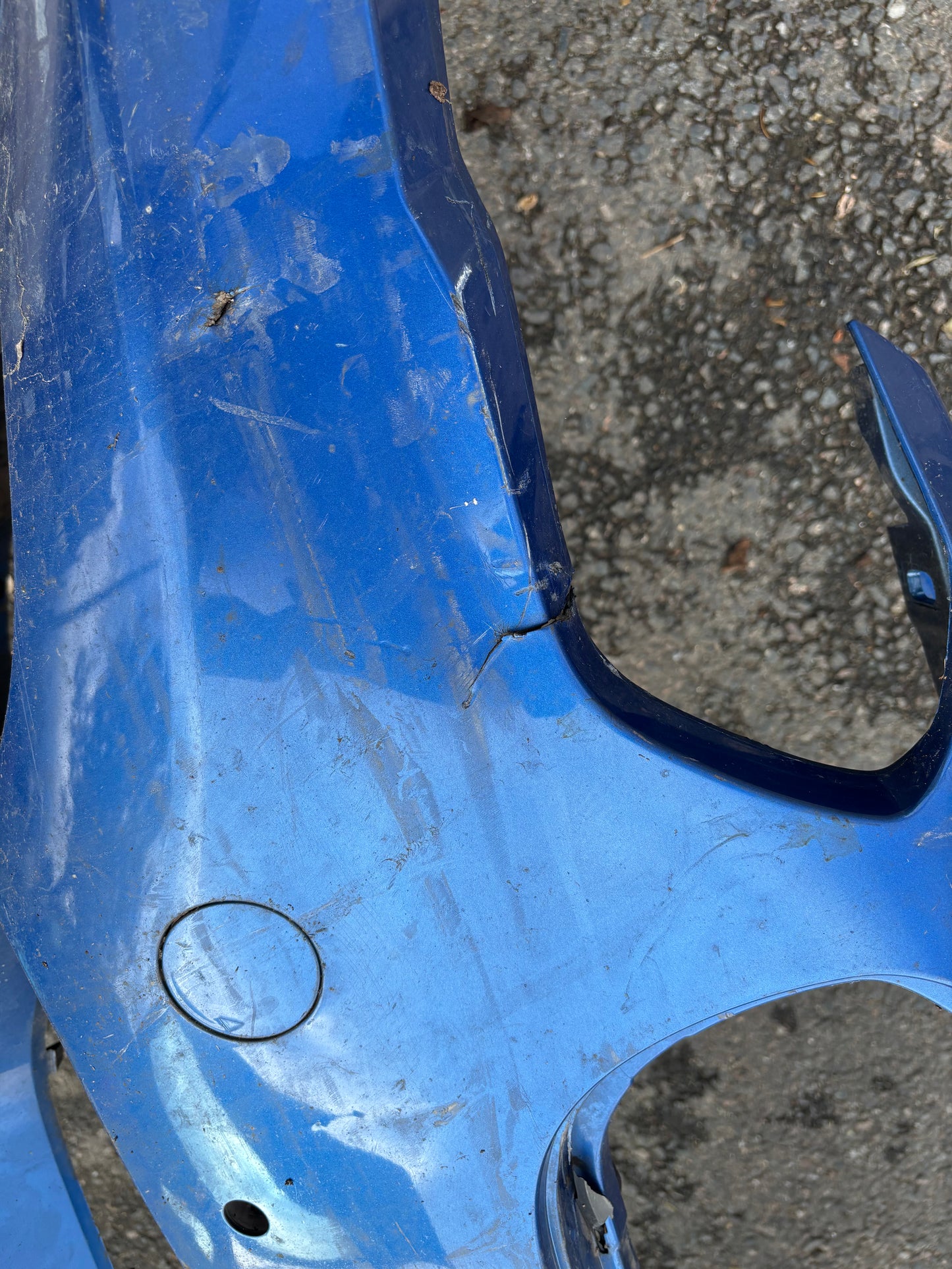 Pare choc avant bleu BMW Pack M