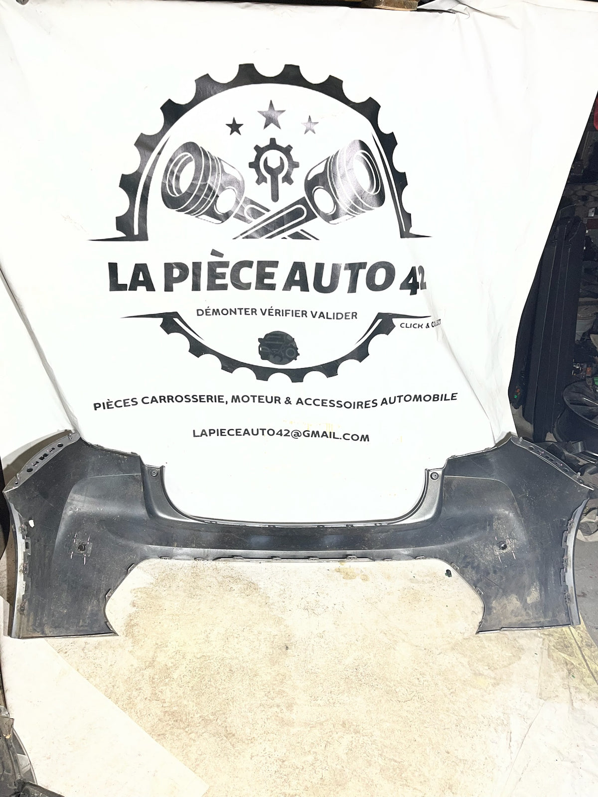 Pare choc arrière Peugeot 208 2 gris