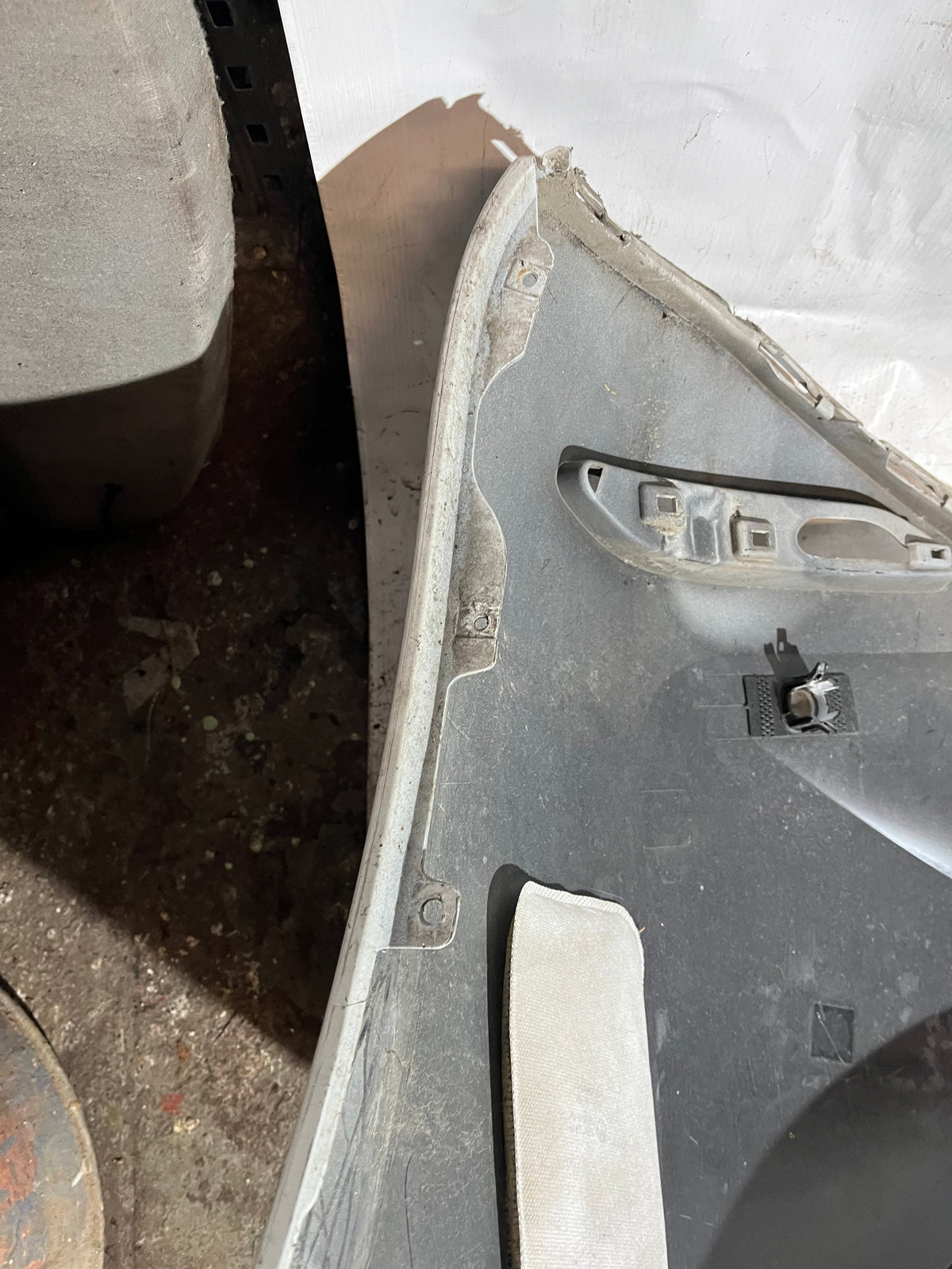 Pare choc arrière Volkswagen Id.3 blanc