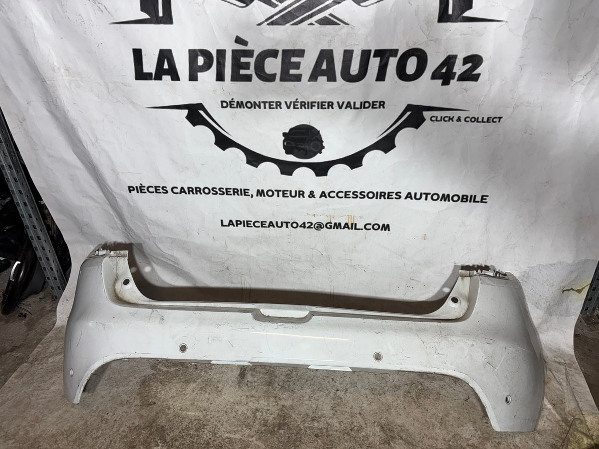 Pare choc arrière Renault Clio 4 Blanc + emplacement radar 850226858R 2016