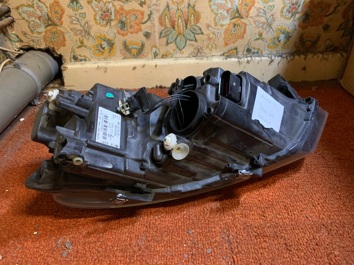 Phare avant droit Volkswagen Polo 6R halogène (6C)