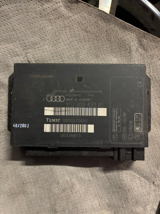 Module confort Audi A4 S4 (B7) 8EO 959 433 AS