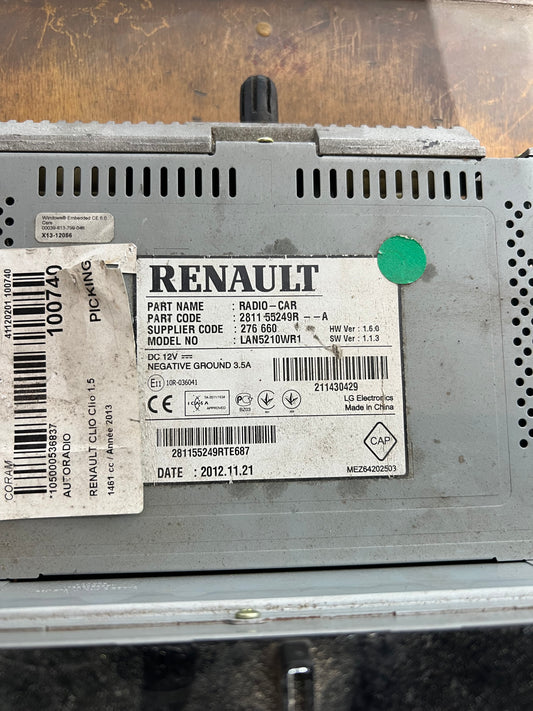 Autoradio Renault Dacia
