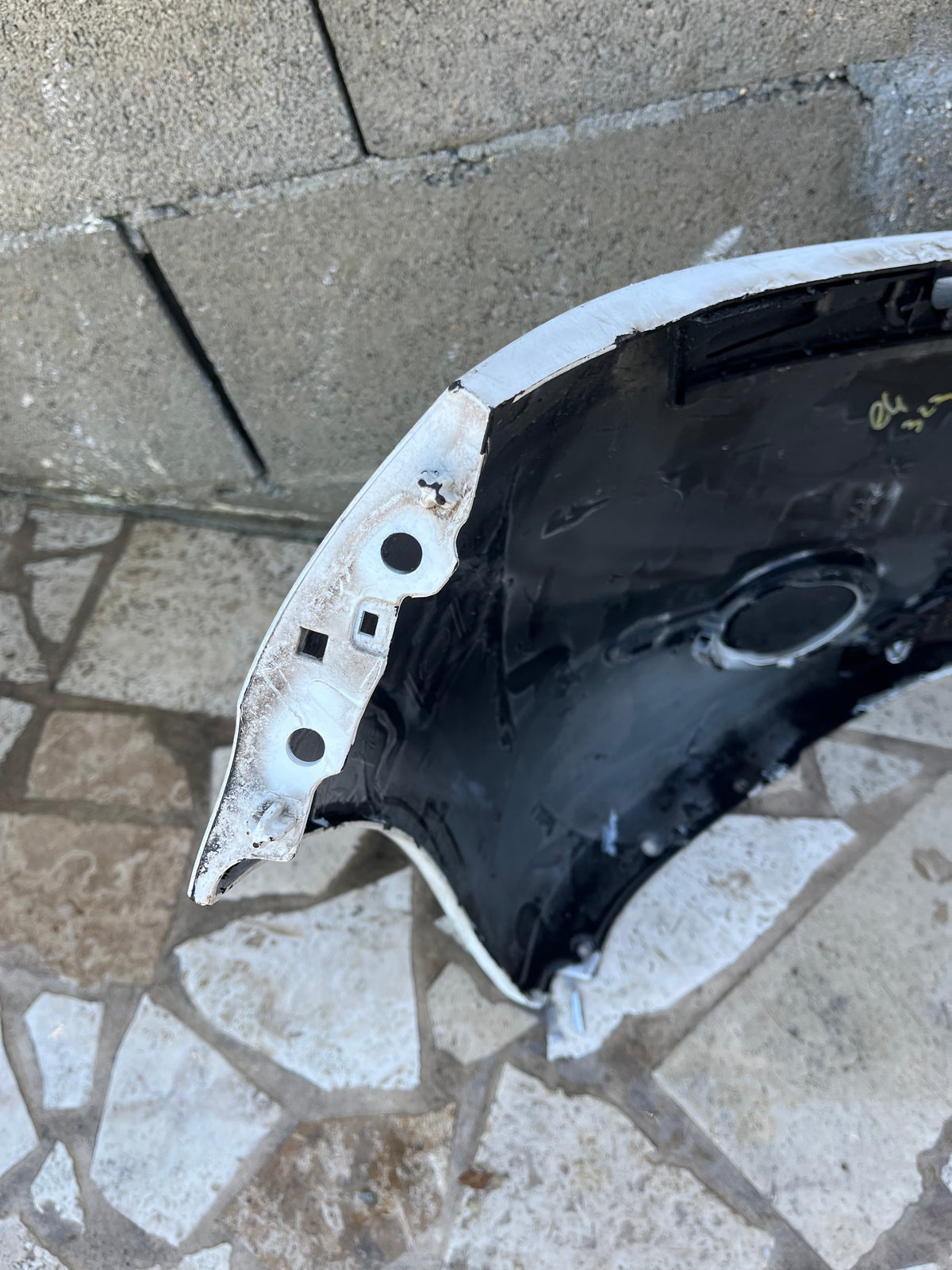 Pare choc AV blanc 9672794477 Peugeot 208 1