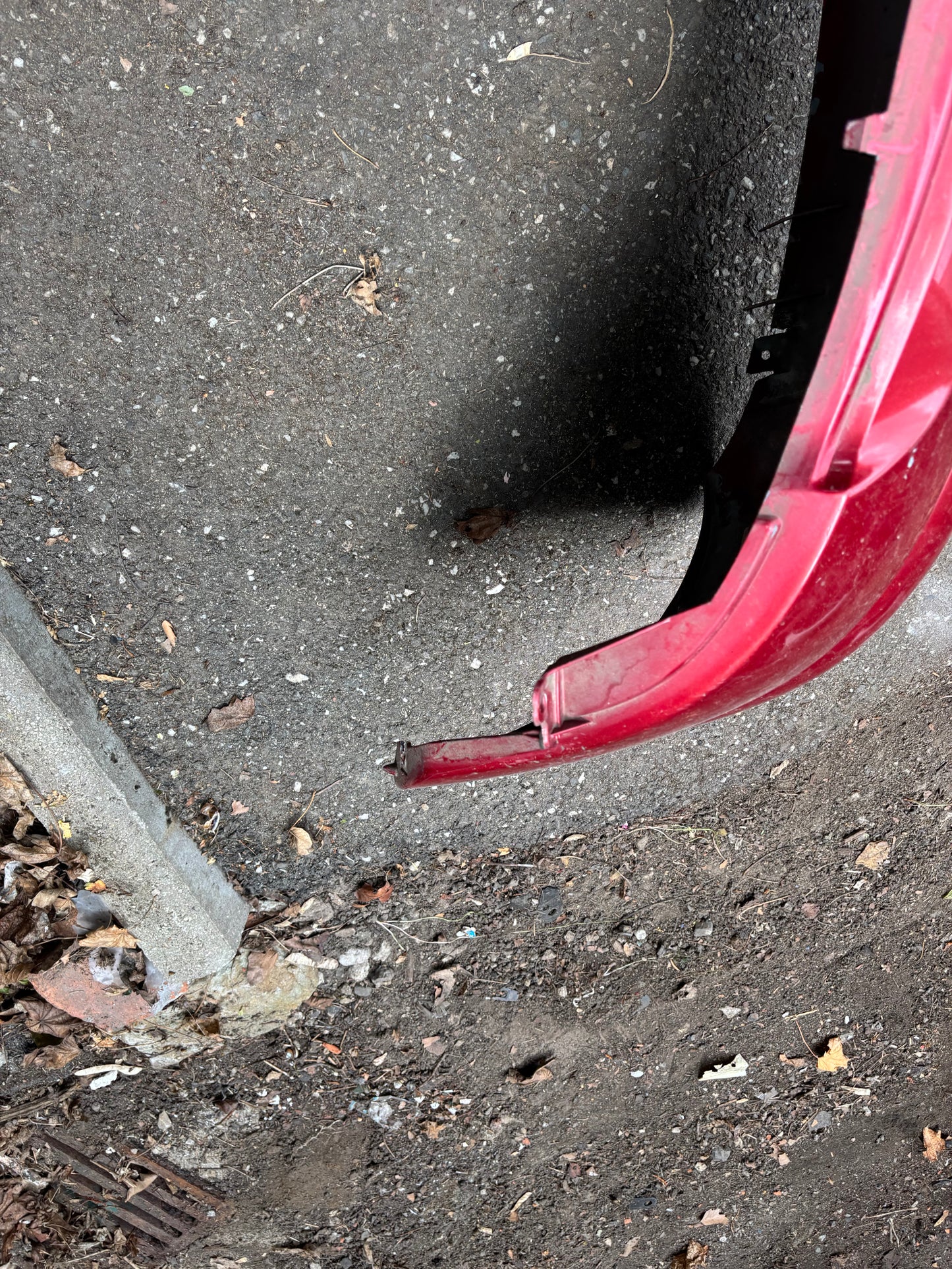 Pare choc arrière Citroën C3 1 rouge