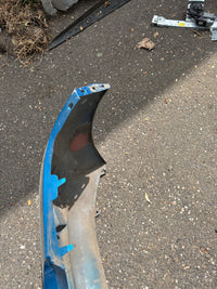 Pare choc arrière Peugeot 207 bleu