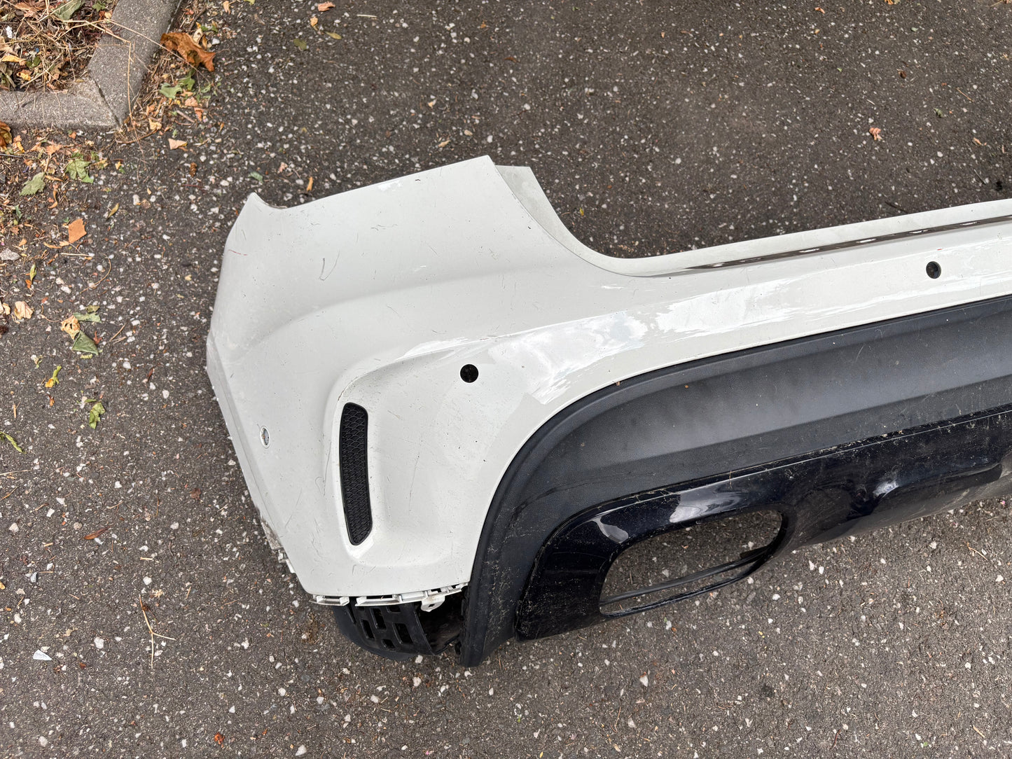 Pare choc arrière Mercedes GLA W156 blanc