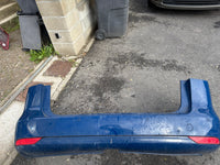 Pare Choc arrière bleu Volkswagen Touran 1T0
