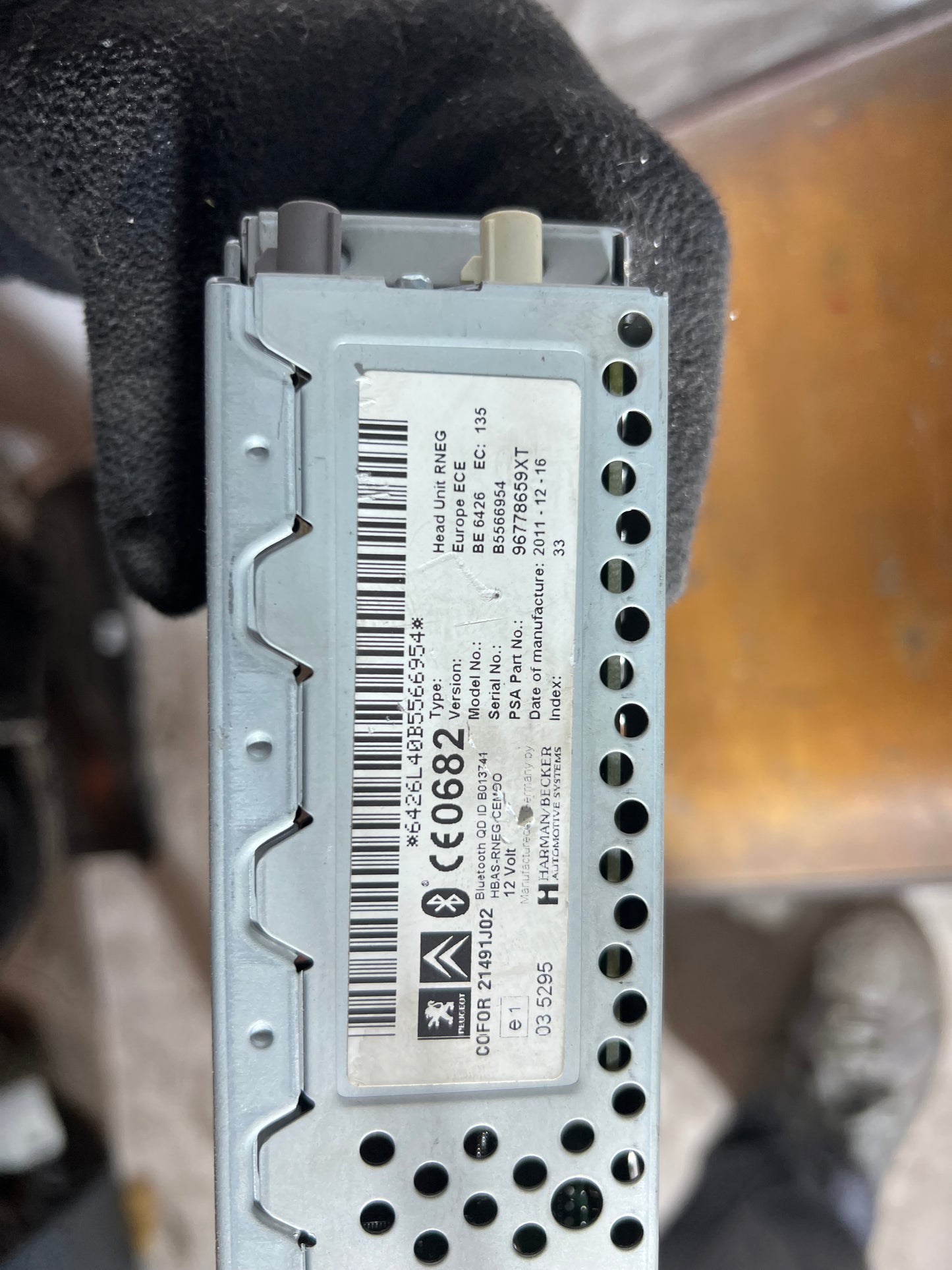 Autoradio Peugeot Citroën RNEG
