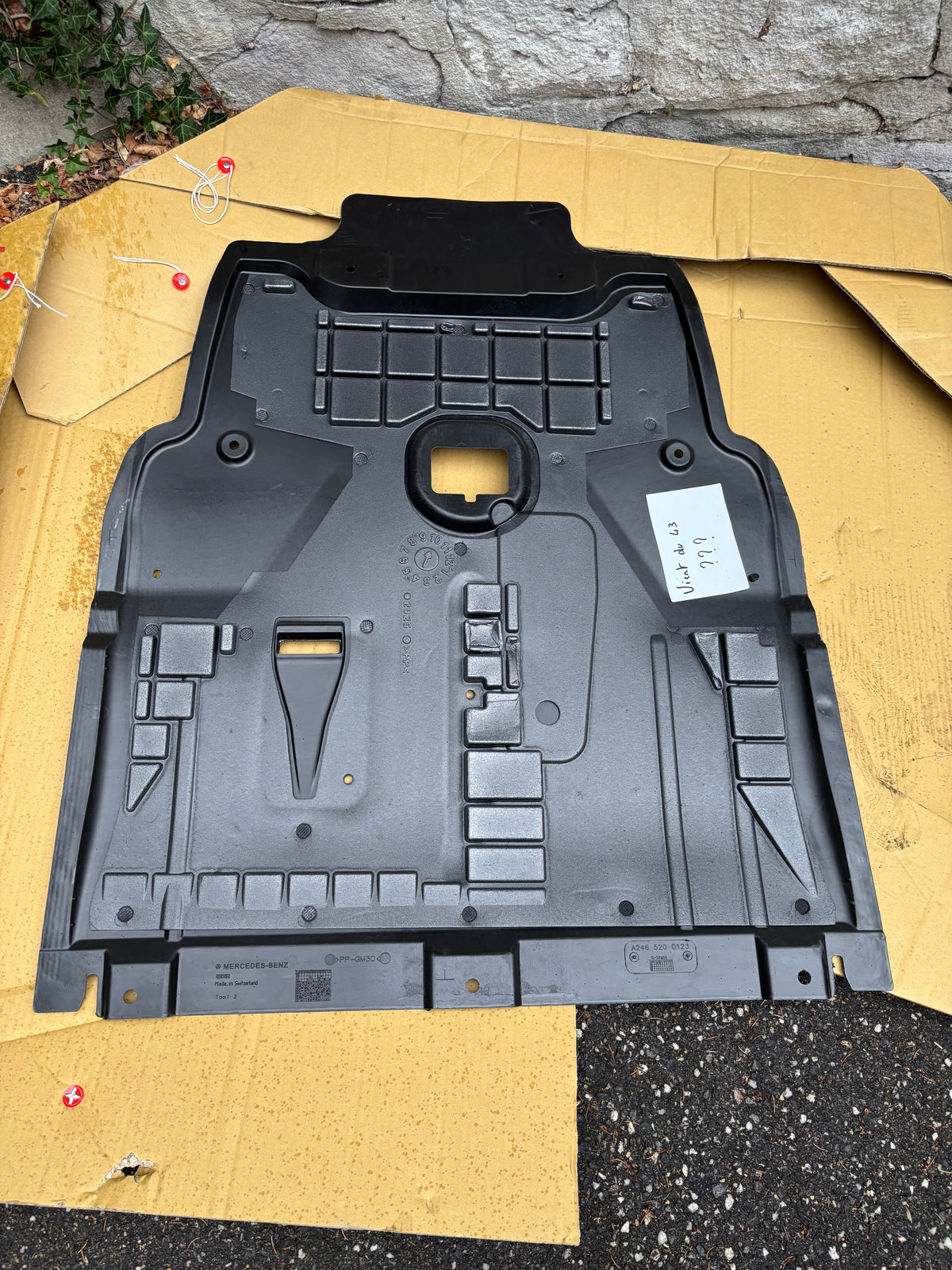 Cache sous moteur Mercedes w246 w242 classe B