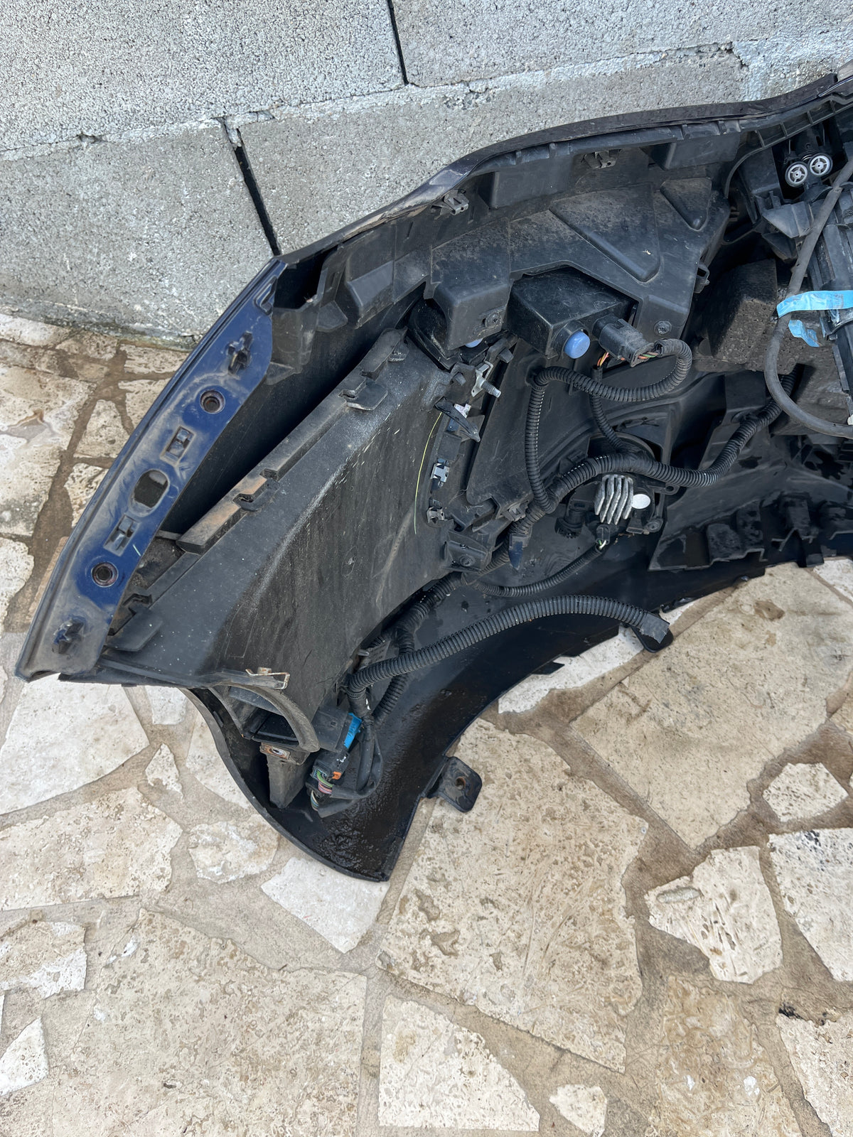 Pare choc AV bleu DS5 Phase 1