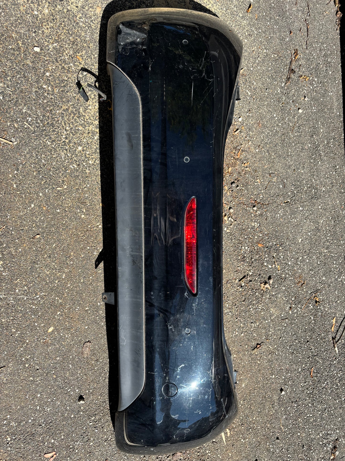 Pare choc arrière noir Peugeot 208 1 avec radars