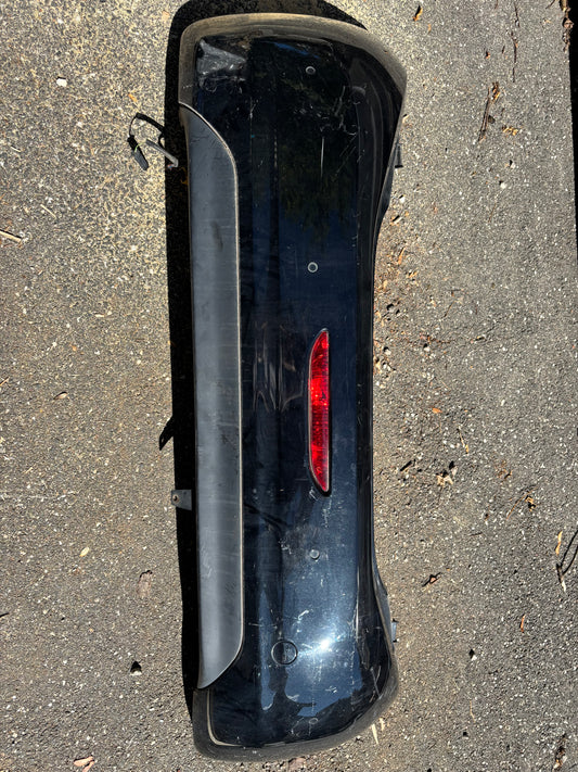 Pare choc arrière noir Peugeot 208 1 avec radars