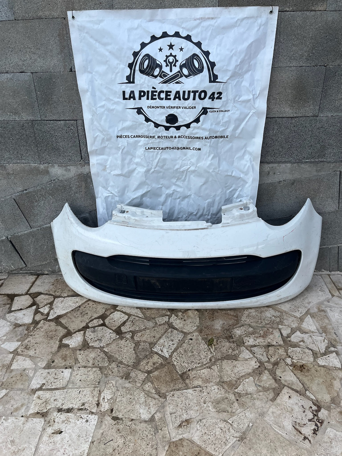 Pare choc avant Citroën C1 Blanc