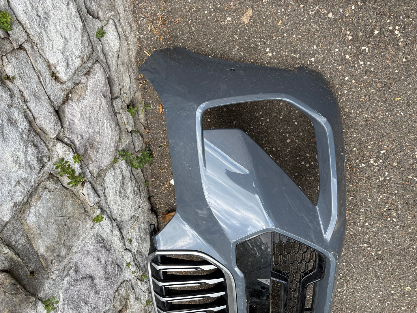 Pare choc avant BMW iX1 U11 gris