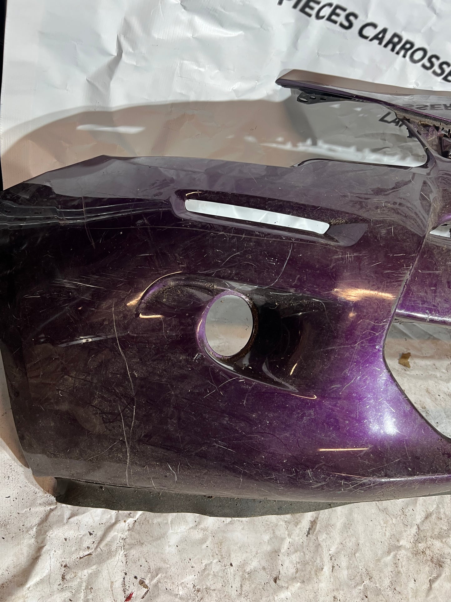 Pare choc avant Citroën C3 2 Phase 2 Violet