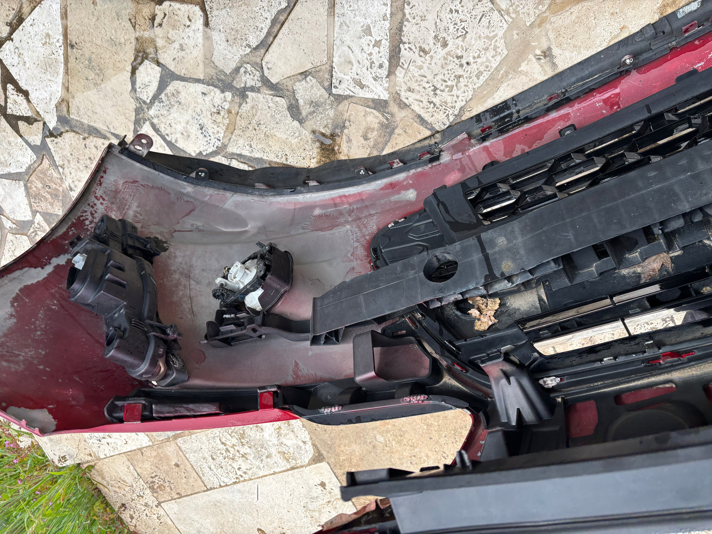 Pare choc avant Citroën DS3 rouge