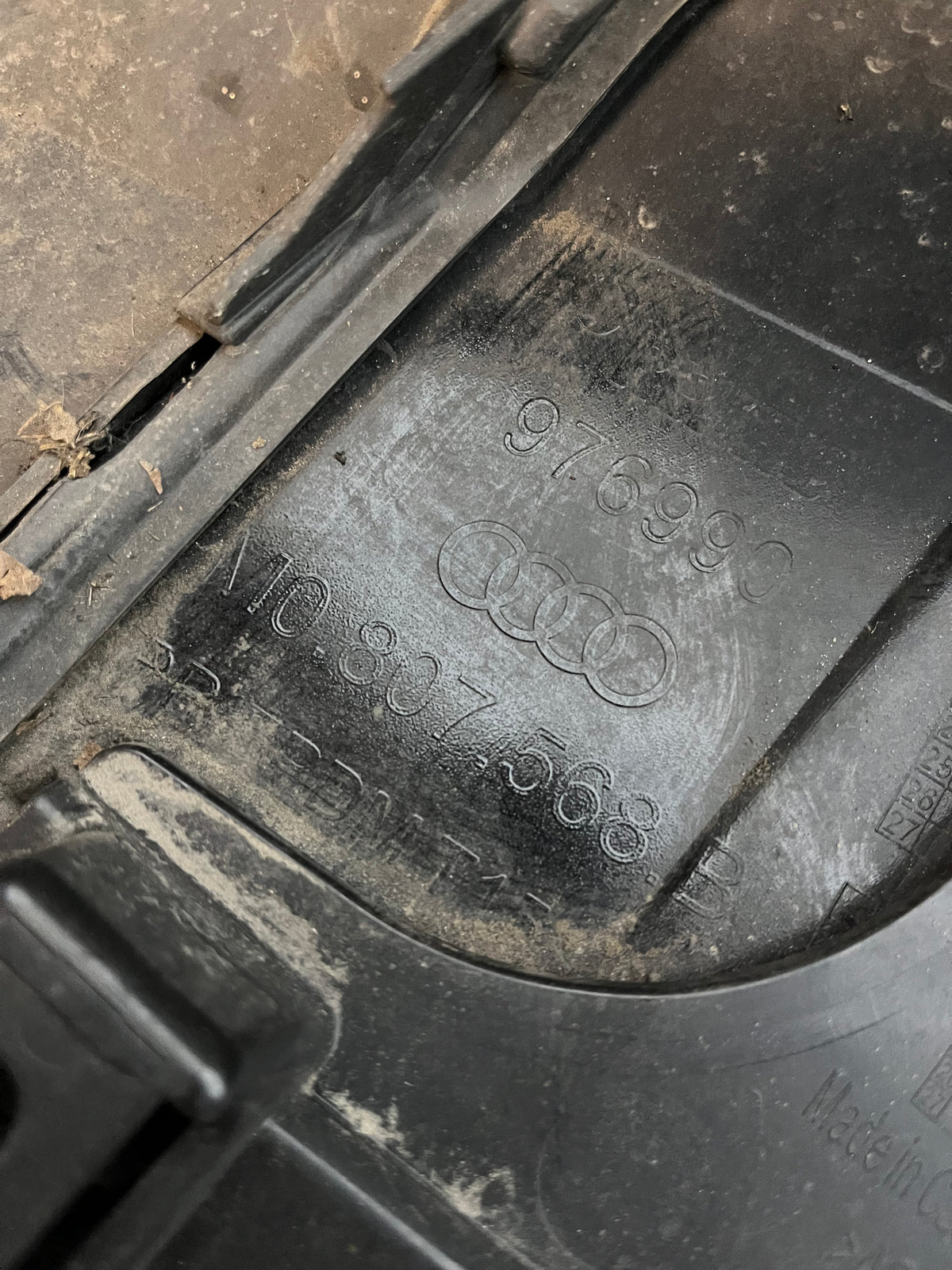 Pare choc arrière Audi Q7 noir